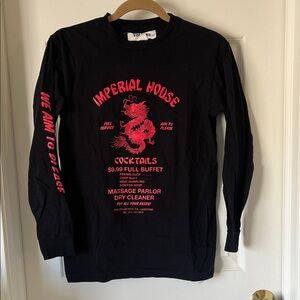 Black Long Sleeve Tee - Imperial House